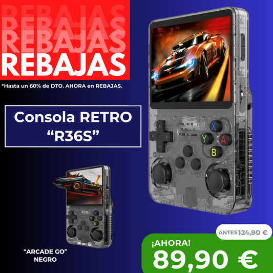 Consola R36S "Arcade Go"