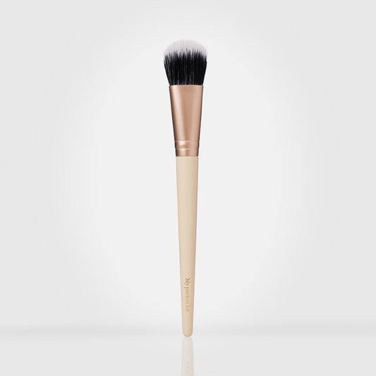 Brocha colorete en crema o base ultraligera